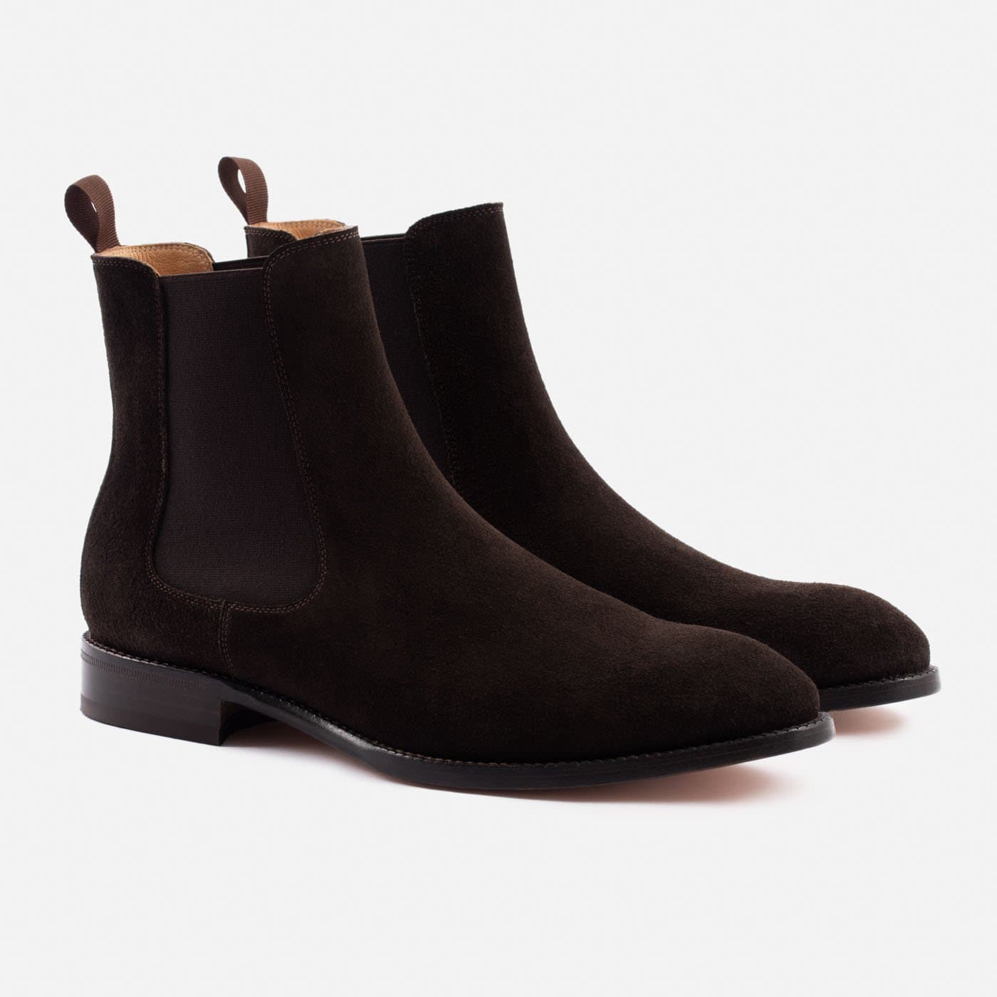 color brown 1 bolton chelsea boots suede